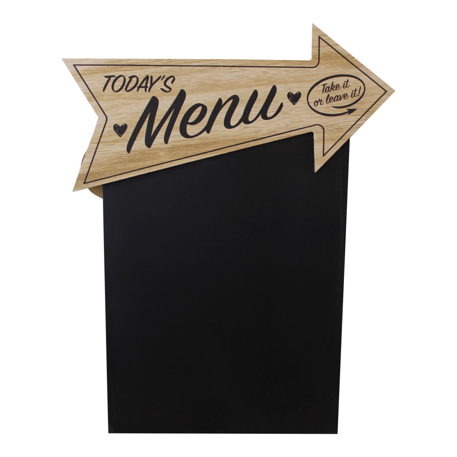 Today’s Menu Arrow Chalk Board – What A Nice House